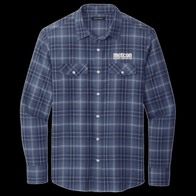 Metcon Logo - Long Sleeve Ombre Plaid Shirt Thumbnail