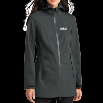 Metcon Logo - Women's Waterproof Rain Shell Thumbnail