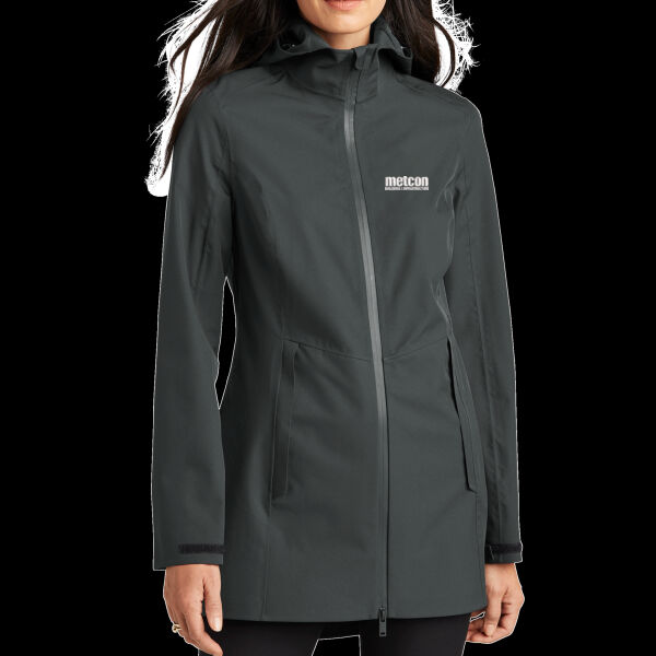 Metcon Logo - Women's Waterproof Rain Shell Thumbnail