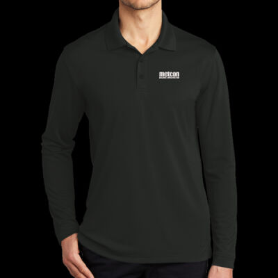 Metcon Logo - Dry Zone ® UV Micro Mesh Long Sleeve Polo Thumbnail