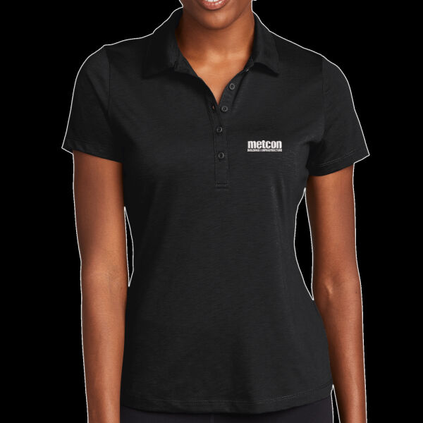 Metcon Logo - Ladies PosiCharge ® Strive Polo Thumbnail
