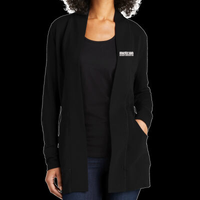 Metcon Logo - Ladies Microterry Cardigan Thumbnail