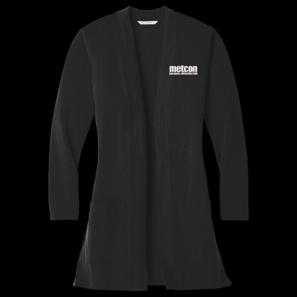 Metcon Logo - Ladies Concept Long Pocket Cardigan Thumbnail