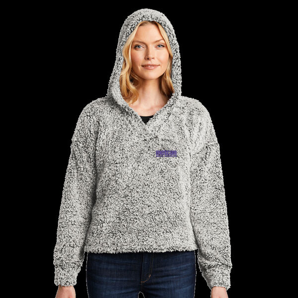 Metcon Logo - Ladies Cozy Fleece Hoodie Thumbnail