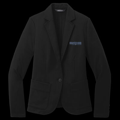 Metcon Logo - Women's Relaxed Knit Blazer Thumbnail